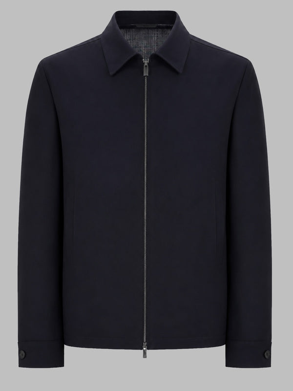Jacket P-Carpe Blue Virgin Wool