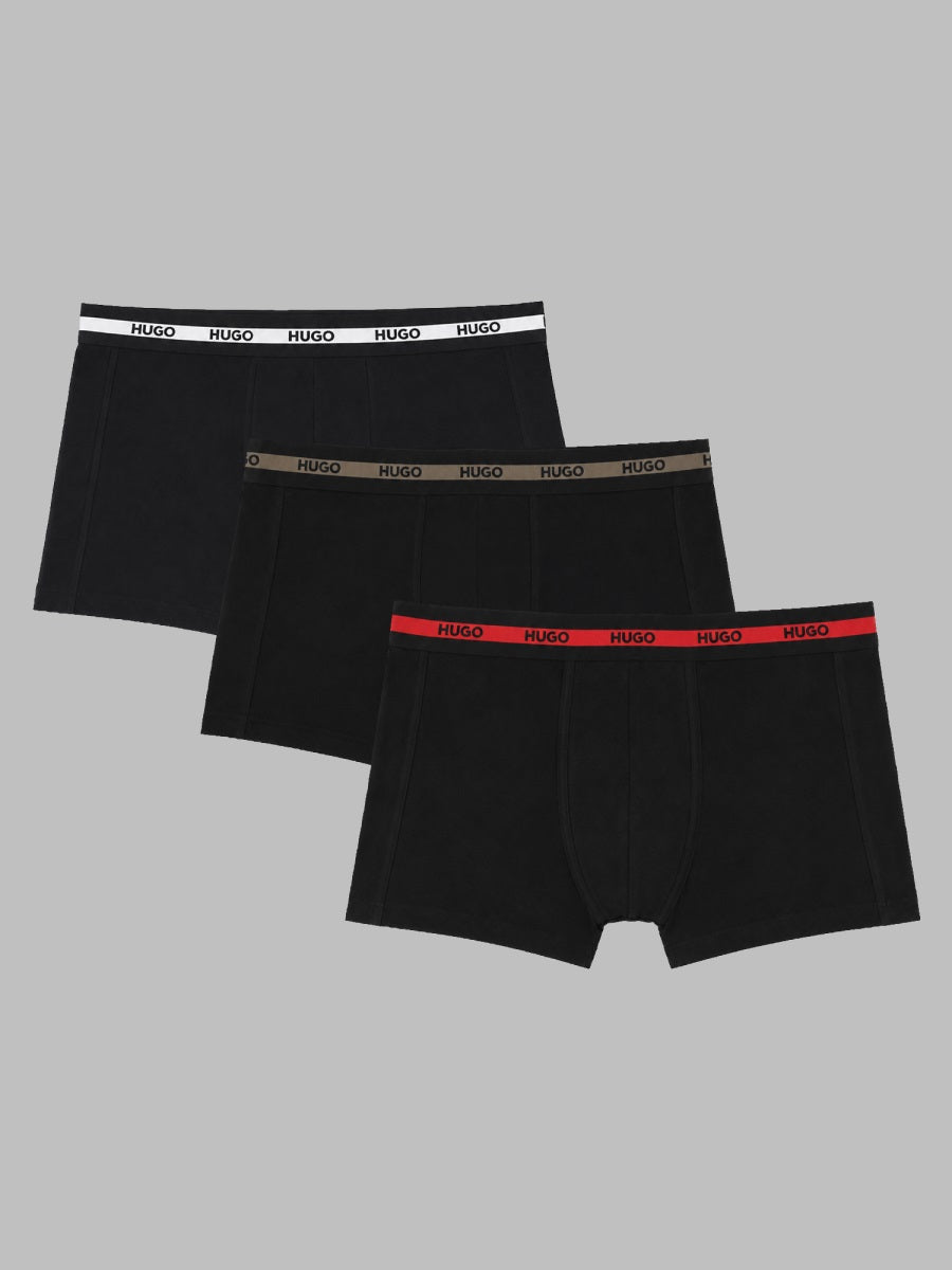 Boxers 3-Pack With Logo Multicolour Cotton Underwear