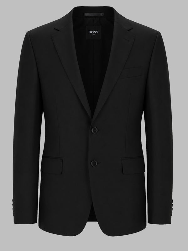 Jacket H-Huge-B1 Black Virgin Wool
