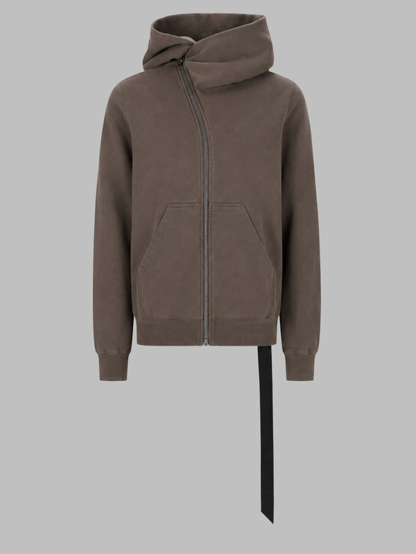 Mountain Hooded Sweatshirt Grey Cotton Sweatshirts