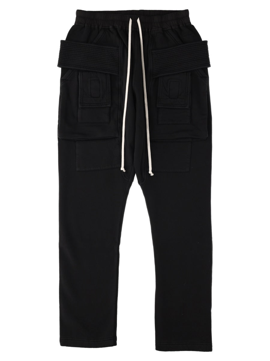 Cargo Trousers Creatch Black Cotton