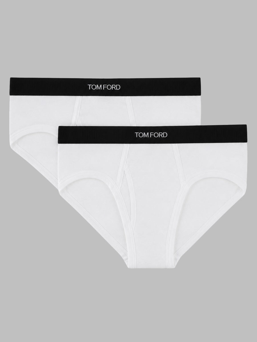 Cotton Briefs Two-Pack White Underwear