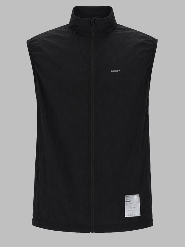 Modular Windbreaker Rippy Black Polyamide Jacket