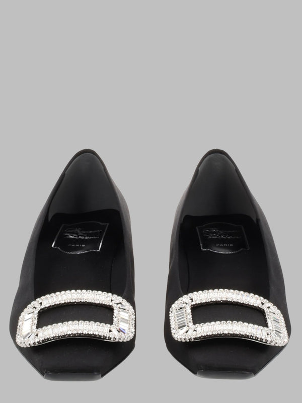 Décolleté Pumps Belle Black Silk Blend Viscose