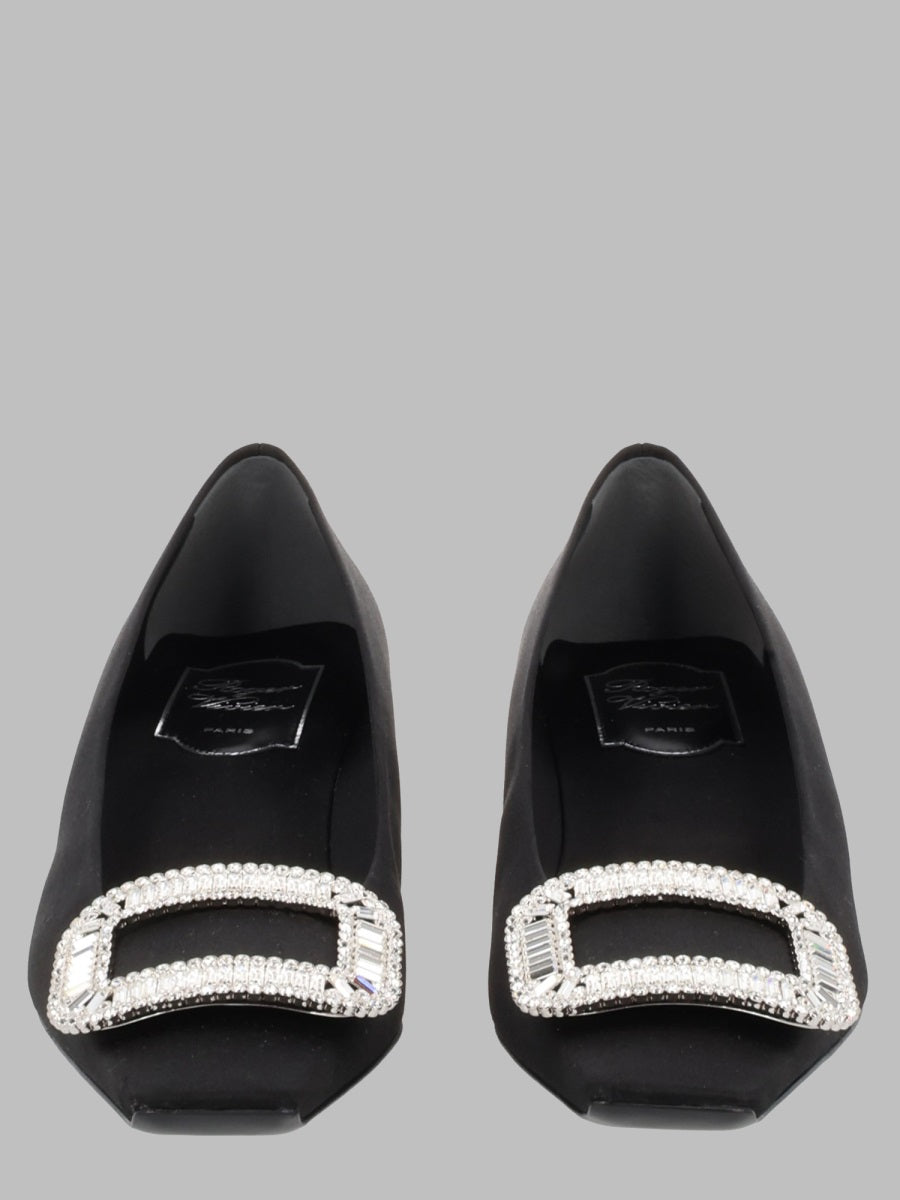Décolleté Pumps Belle Black Silk Blend Viscose
