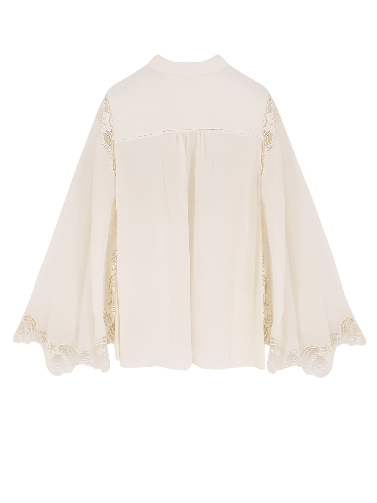 Chloè Shirts Pristinewhite Seta