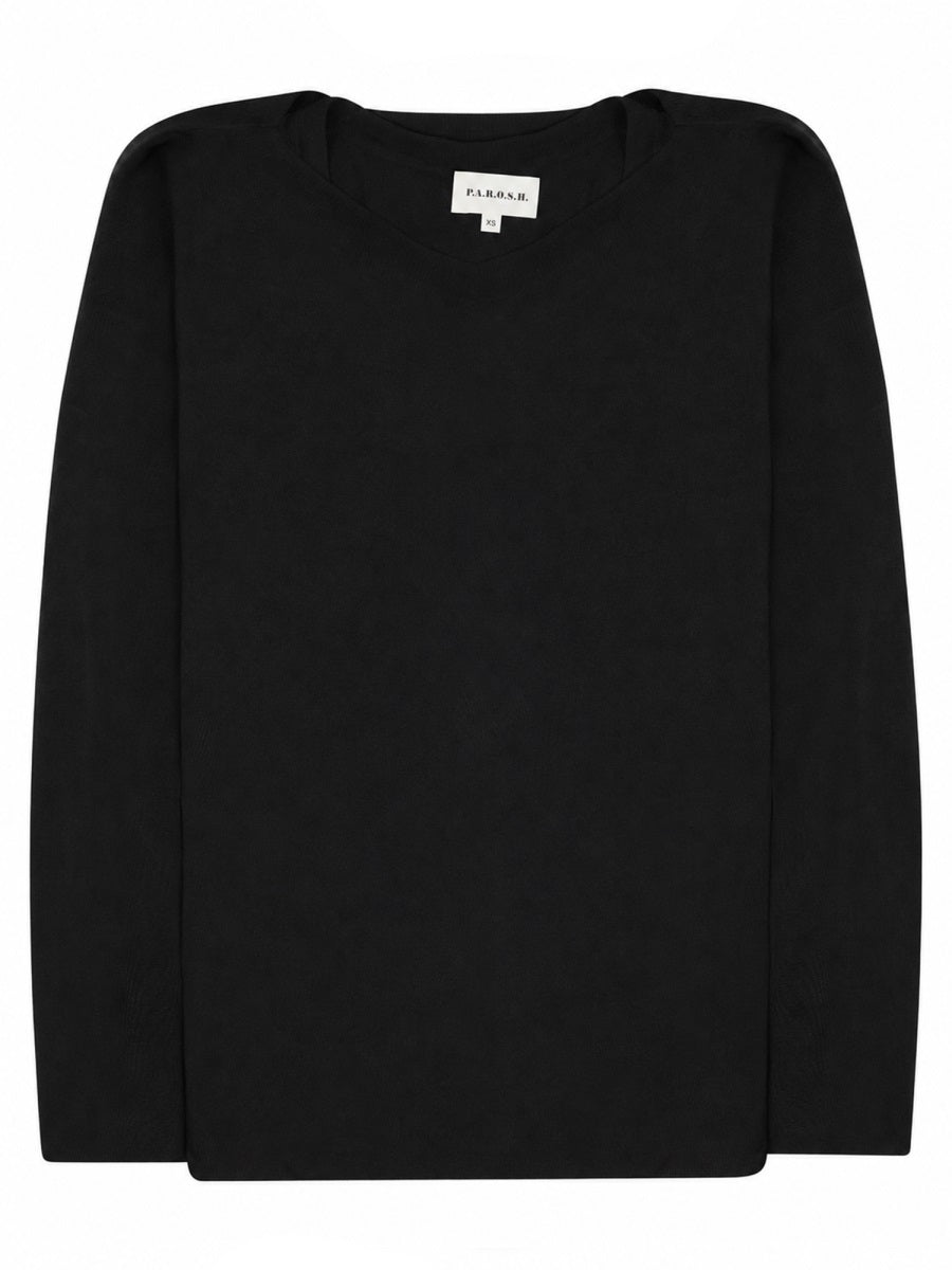 Jumper Babylon Black Linen Blend Jumpers