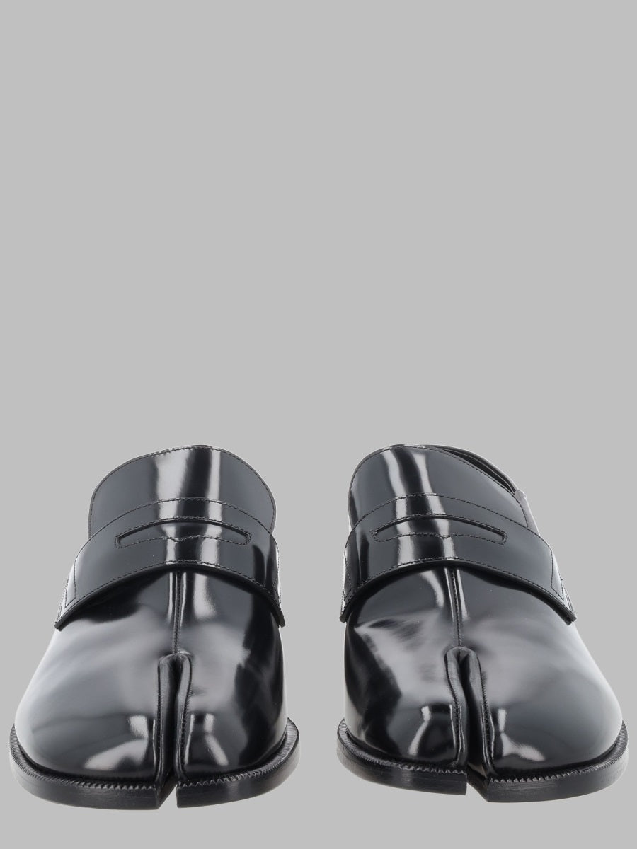 Loafers Tabi City Babouche Black Leather