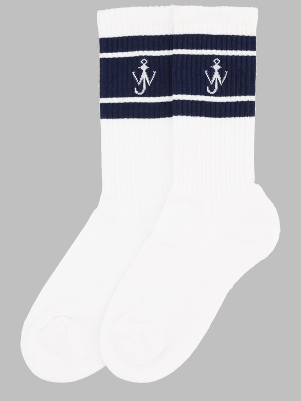 Socks With Logo White Cotton