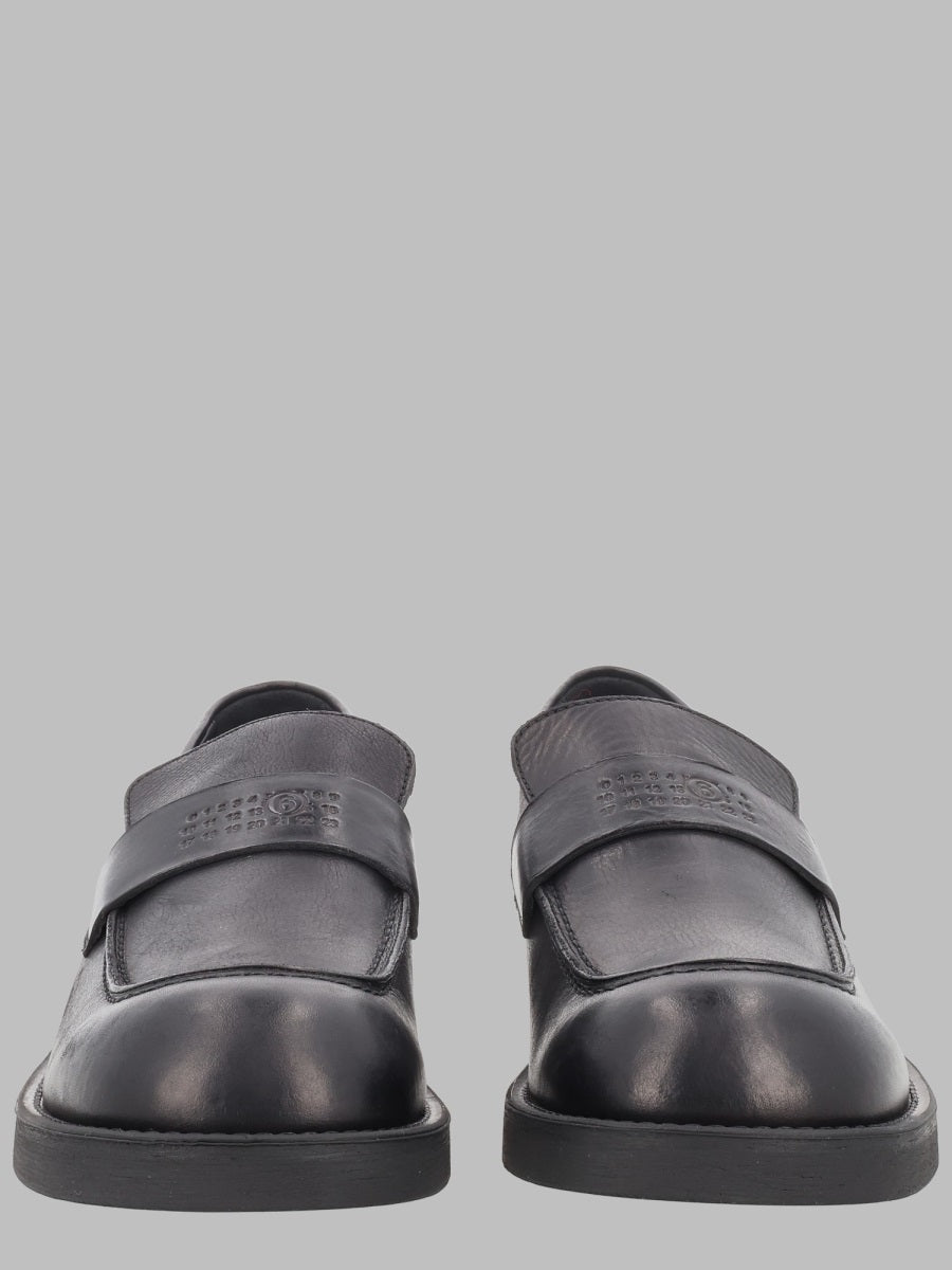 Leather Loafers Black