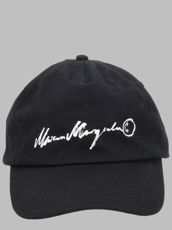 Logo Cotton Baseball Cap Black Hat