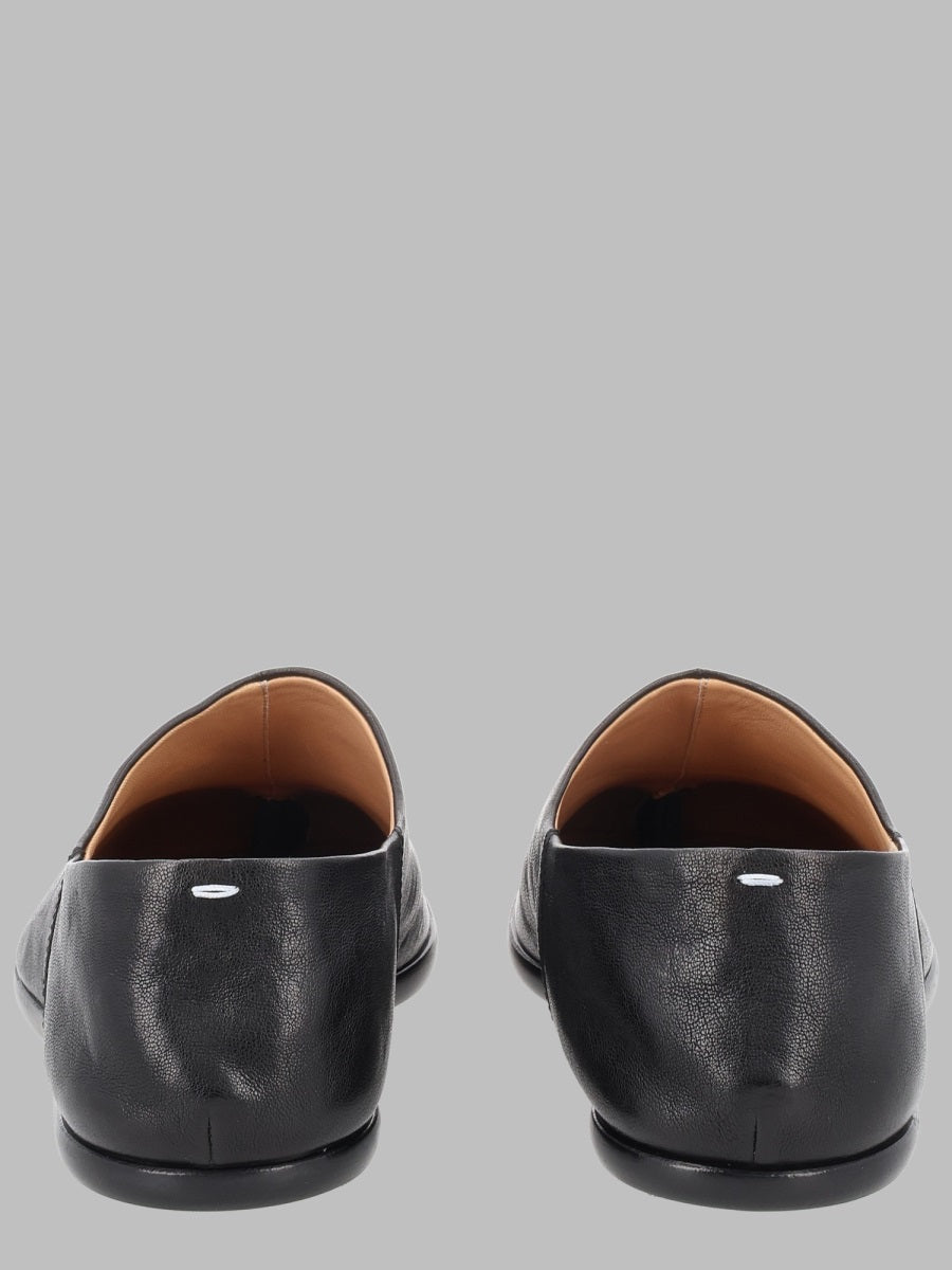 Sabot Sandals Tabi Leather Black Loafers
