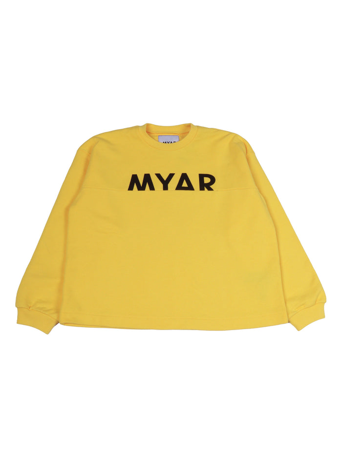 Mys56u Sweatshirt Yellow Cotton