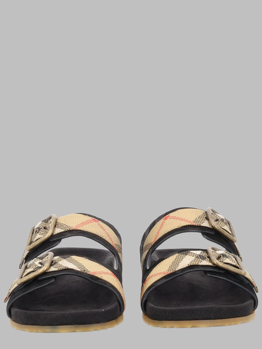 Mule Sandals Urchin Black Calf Leather