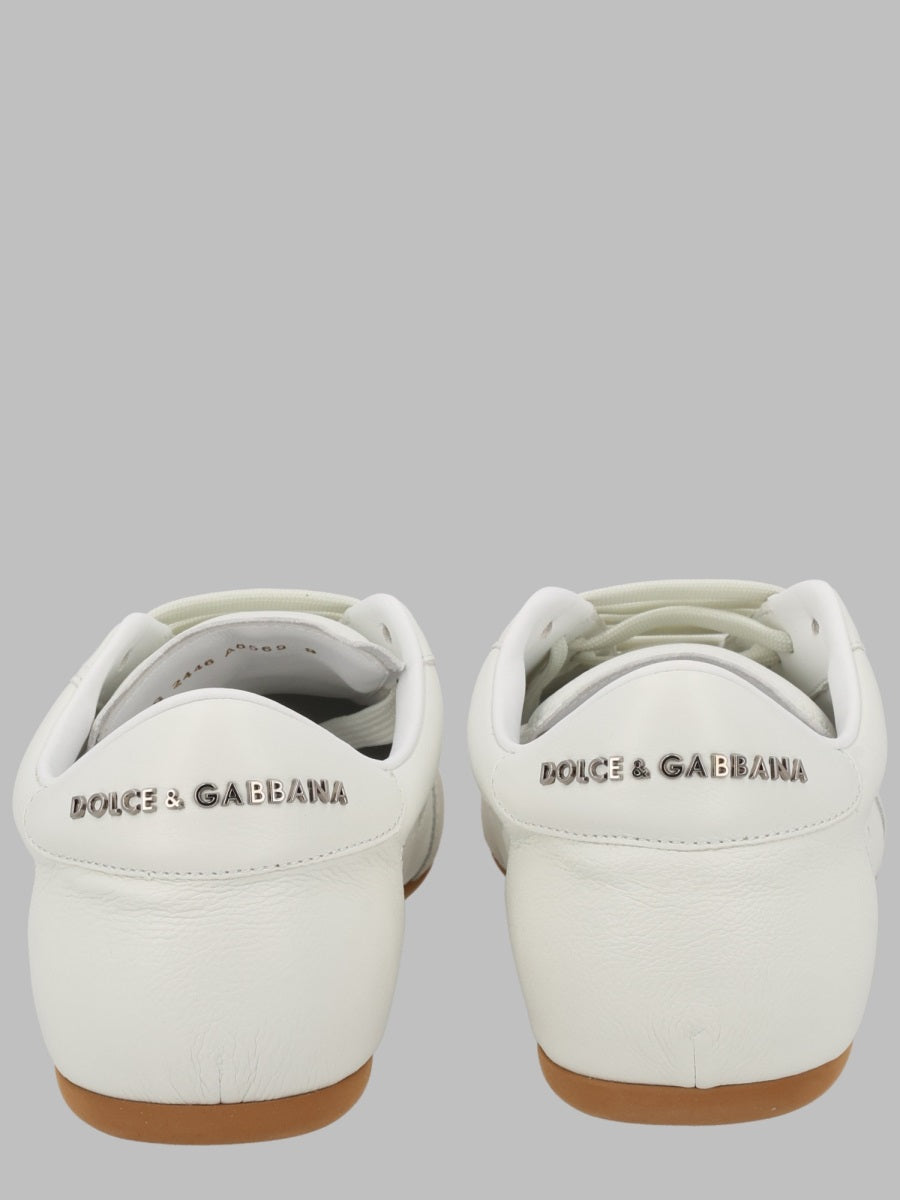 Sneakers Ginnica Soft White Leather Trainers