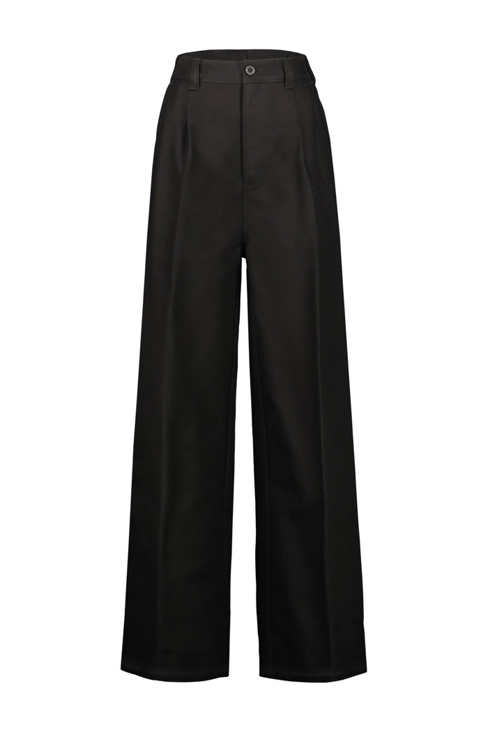 Chinos Pants Black Cotton Pantaloni