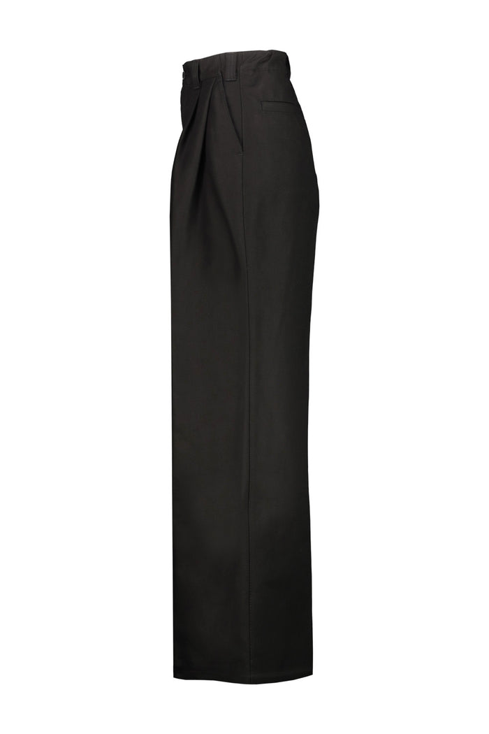 Chinos Pants Black Cotton Pantaloni