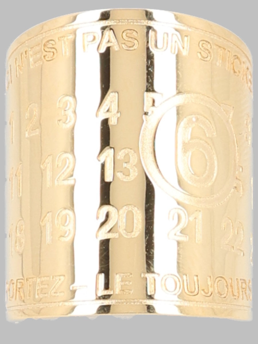 Logo Ring Gold-Tone Brass Rings
