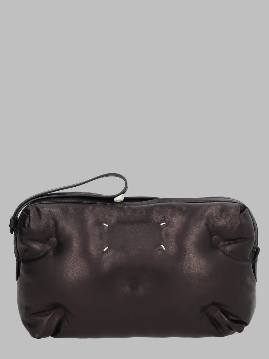 Camera Bag Glam Slam Leather Black Clutch