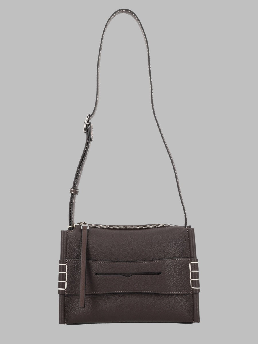 Shoulder Bag Loafer Leather Brown