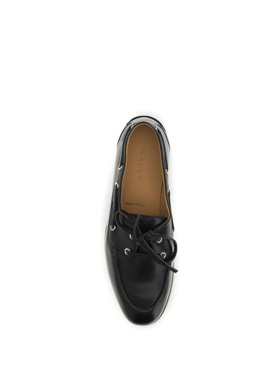Loafers Plume Black Calf Leather