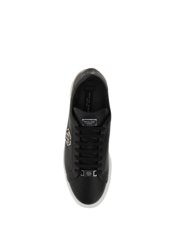 Low Top Sneakers Hexagon Black Trainers