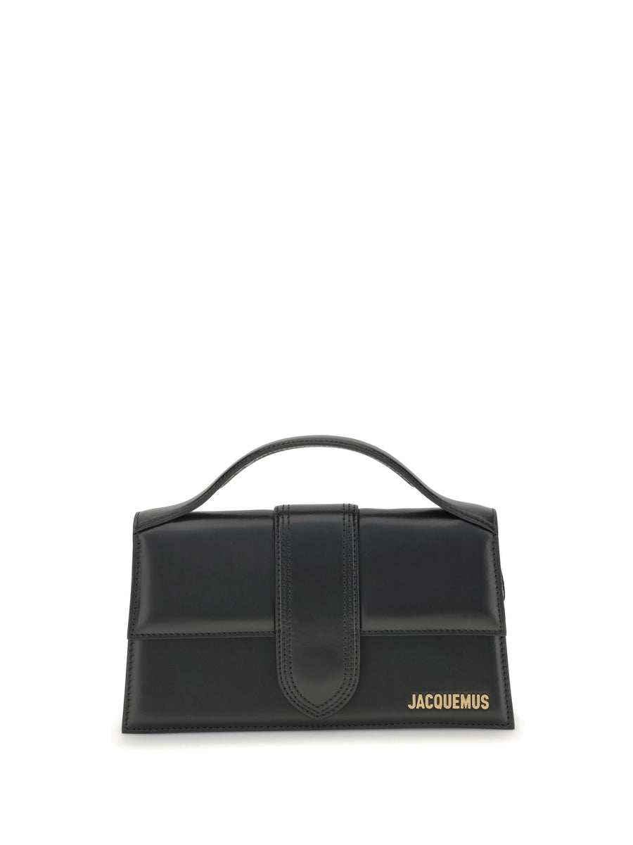 Jacquemus 100% calf leather top handle bag in black