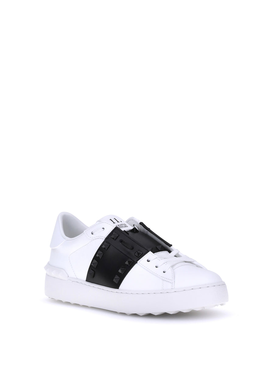 Sneakers Open Rockstud White-Black White/black/white Trainers