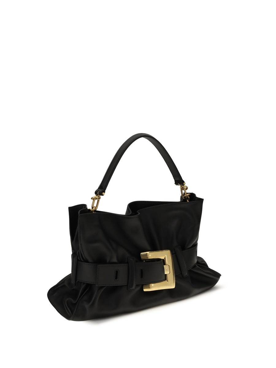 Handbag Anthem Black Calf Leather Shoulder Bags