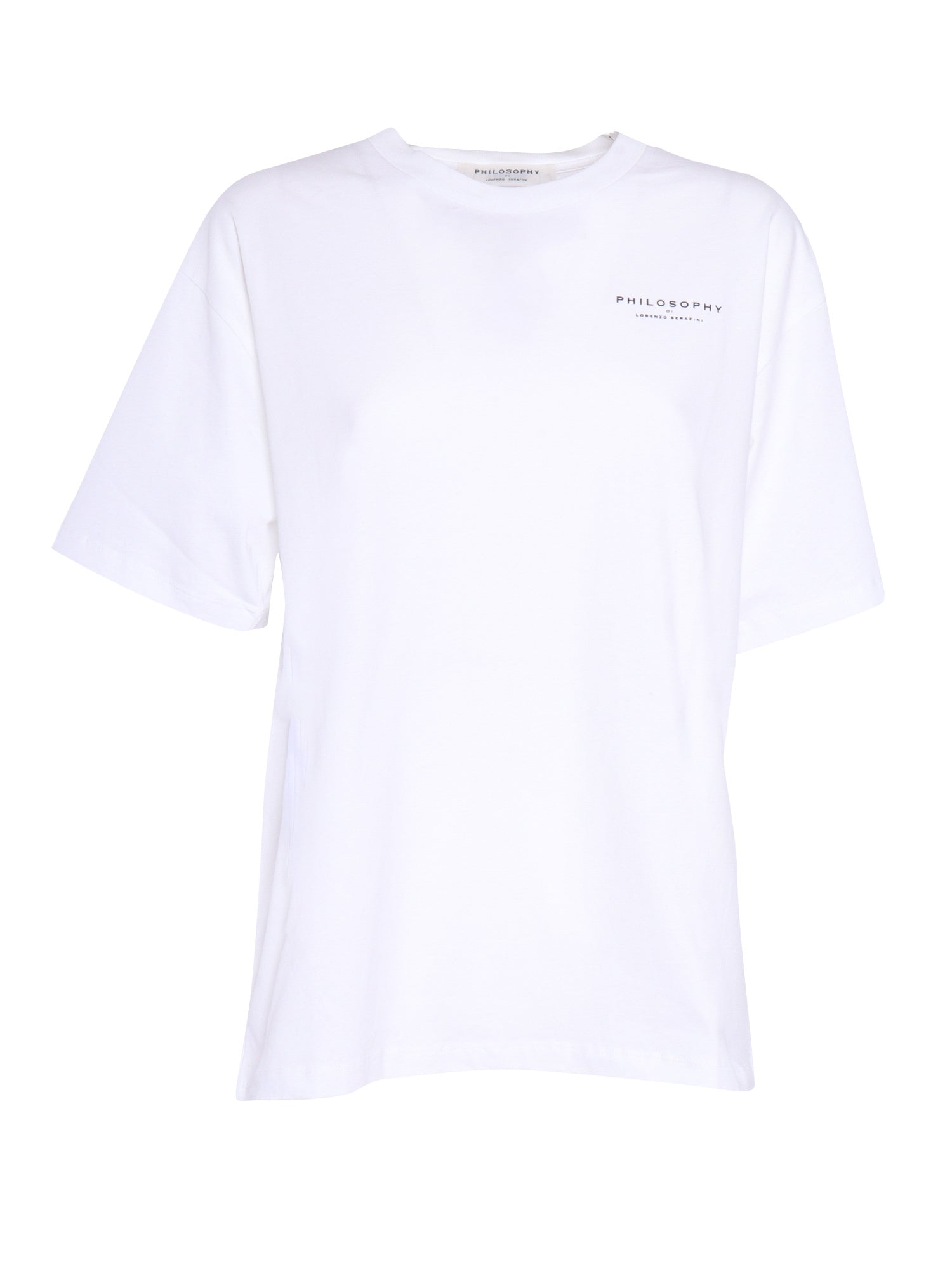 T-shirt White Cotton Short Sleeves