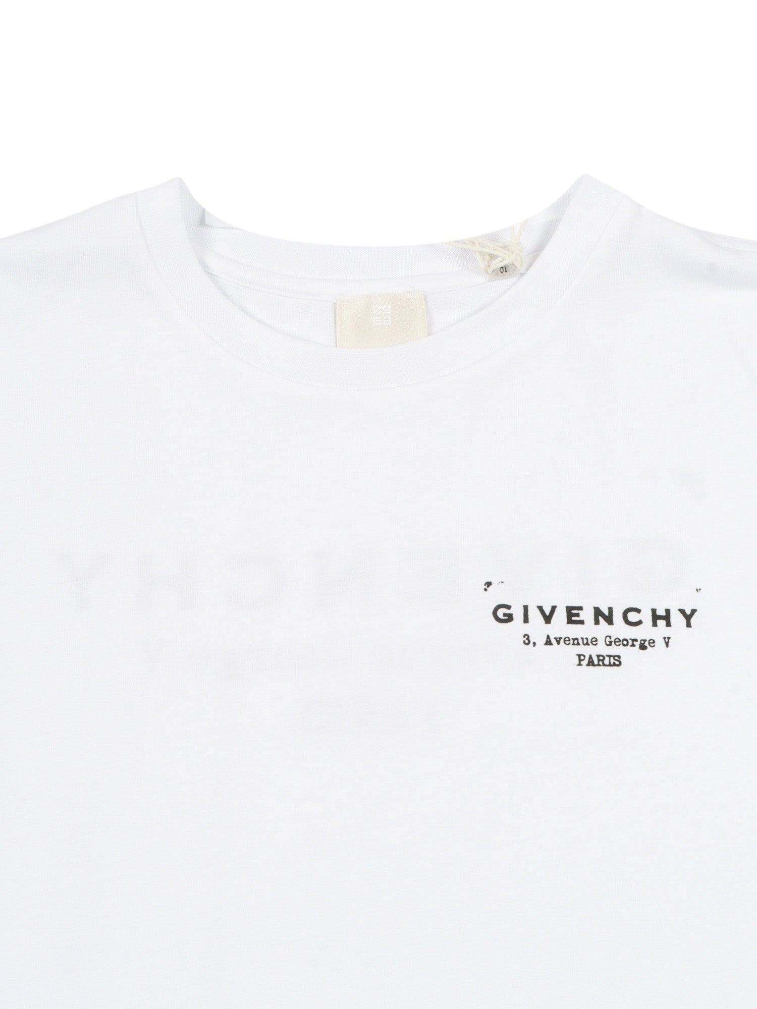 SHORT SLEEVE T-SHIRT White Cotton Sleeves