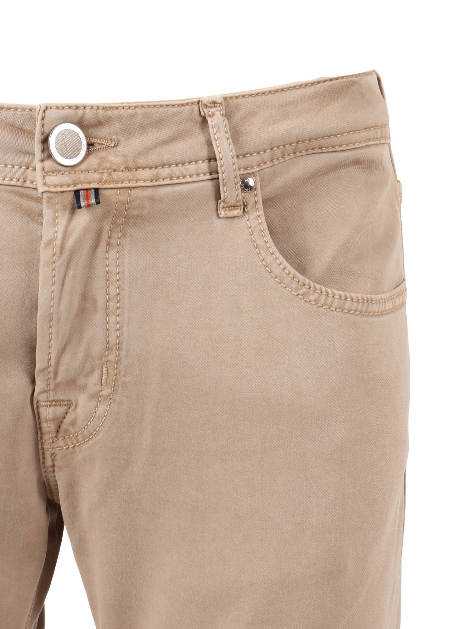 5 POCKETS SLIM FIT PANTS Brown Modal Lycra Cotton Elastane Jean
