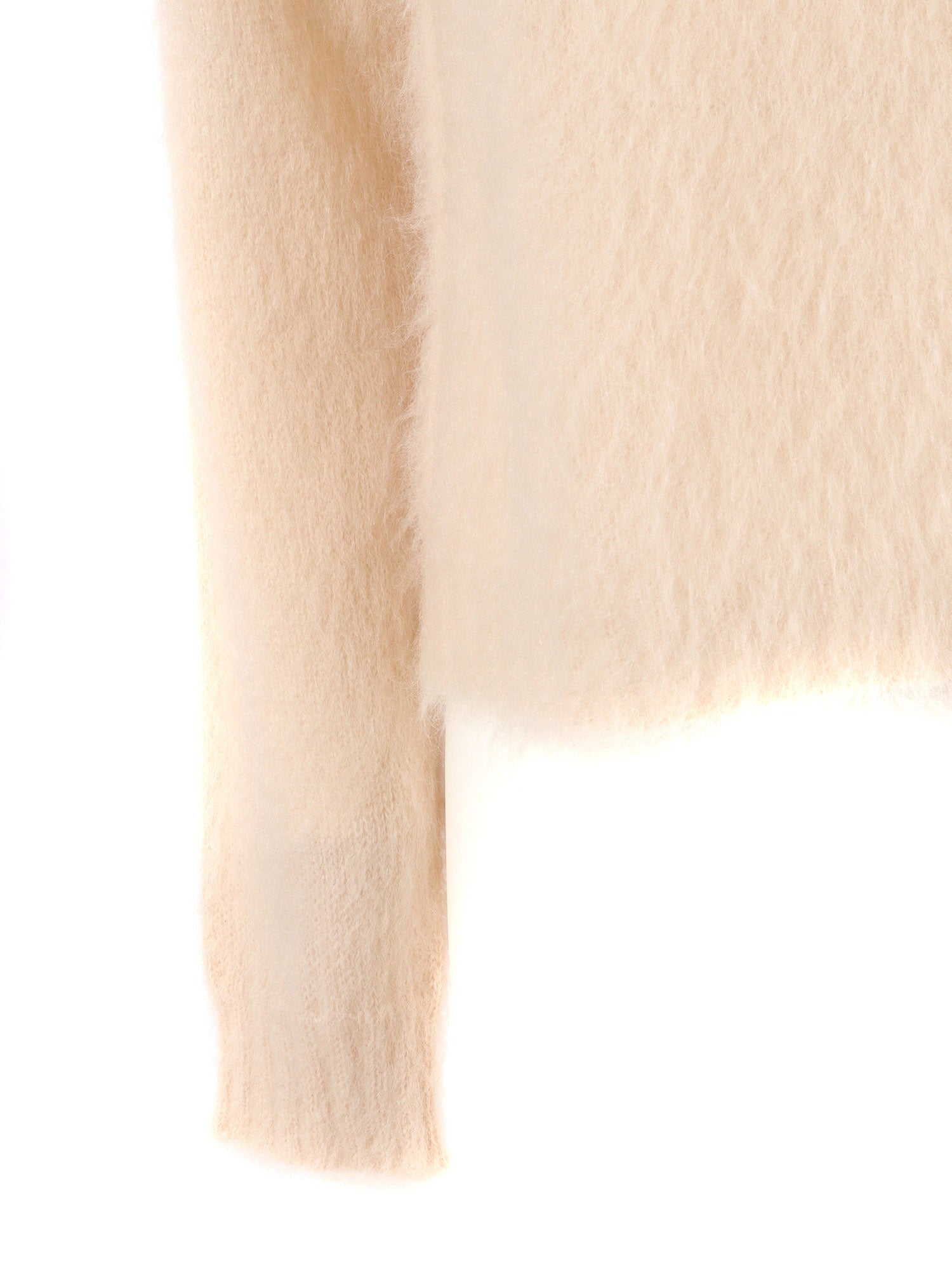 SWEATER Beige Polyamide Mohair Wool Crewneck