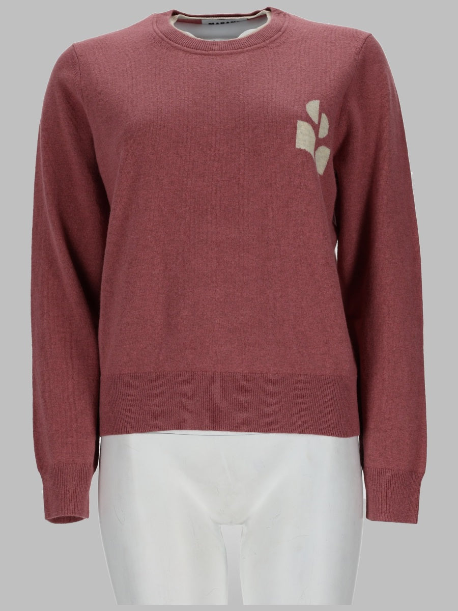 Sweater Lanta Pink Cotton And Wool Sweatshirts