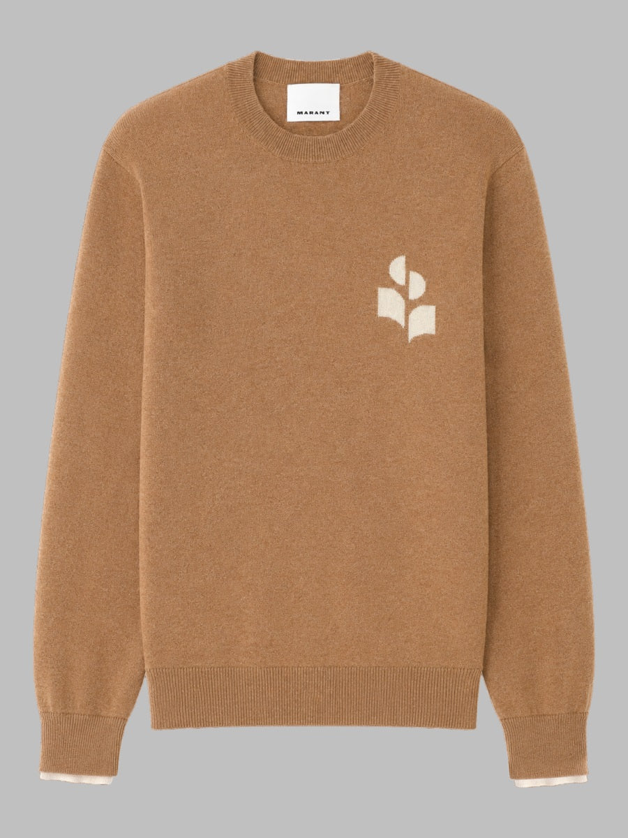 Sweater Antea Beige Cotton Wool Jumpers