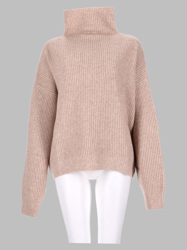 Jumper Brooke Pink Merino Wool And Cashmere Sweater