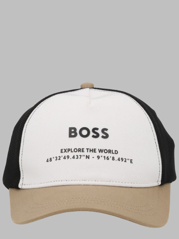 Baseball Cap With Logo Multicolour Cotton Hat