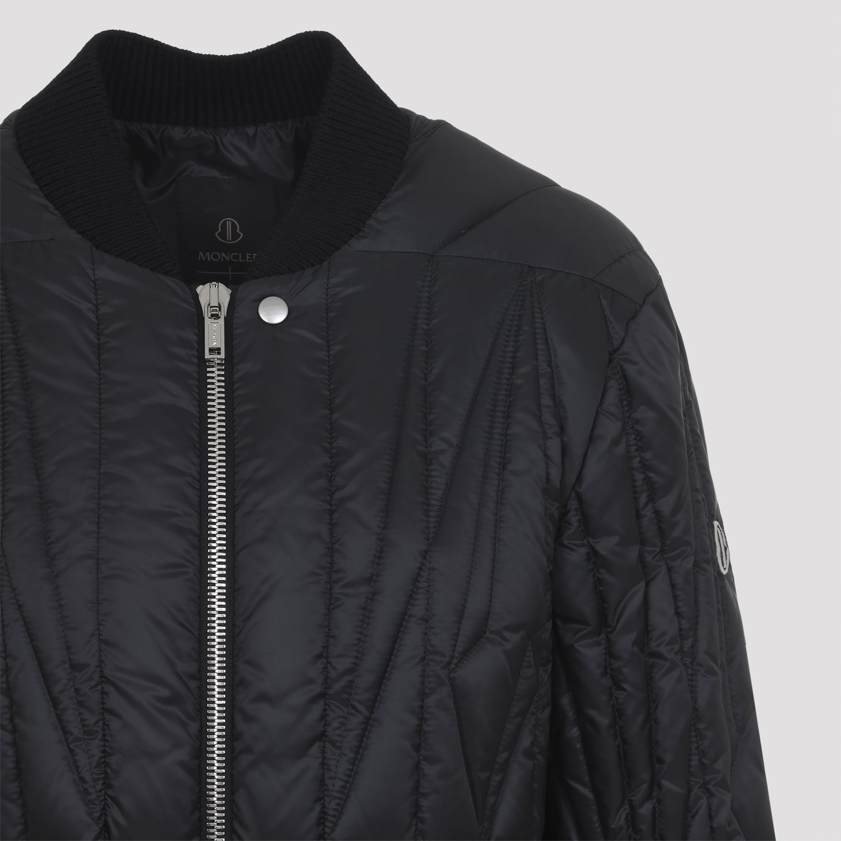 Geocamo Flight Jacket Black Polyester