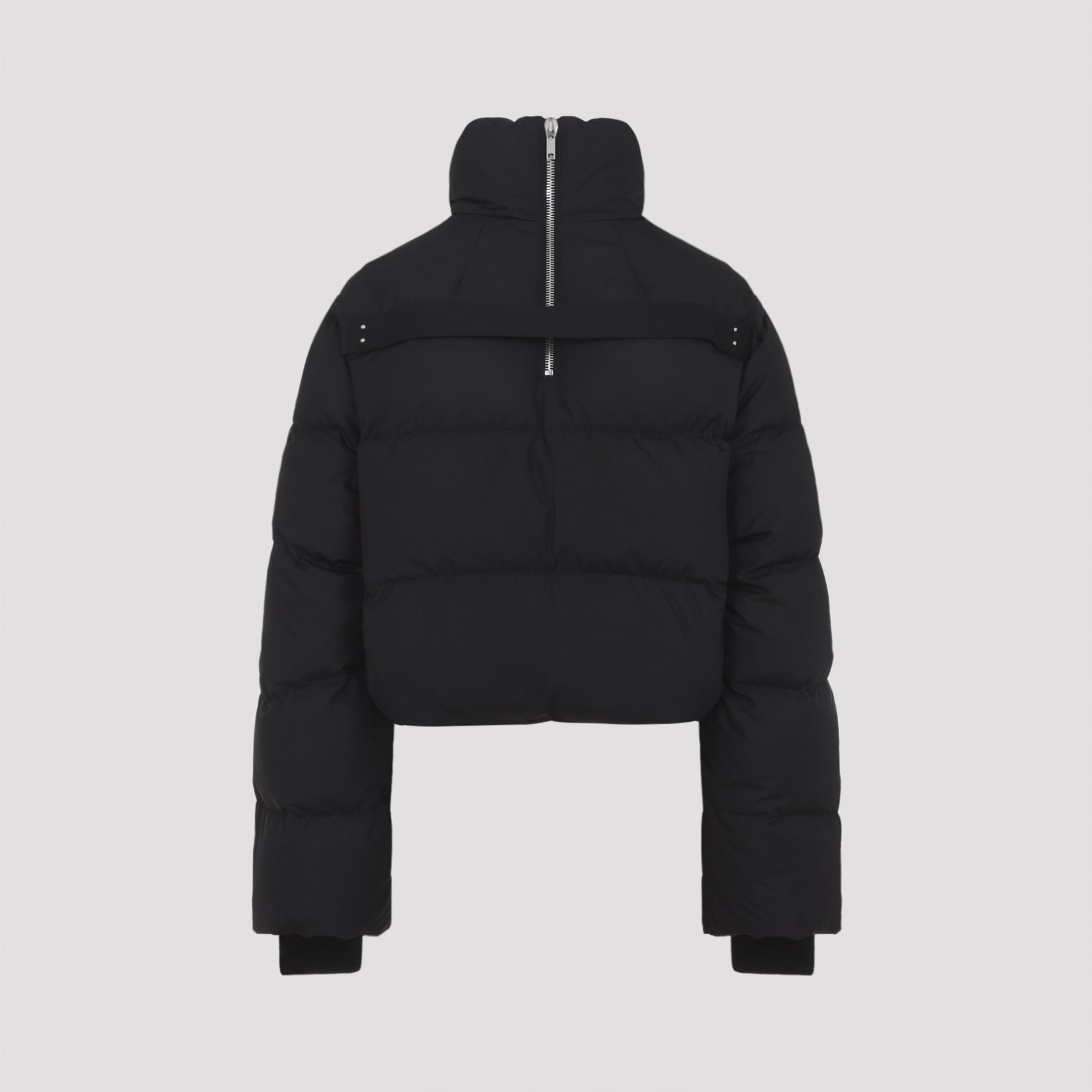 Cropped Cyclopic Jacket Black Polyester