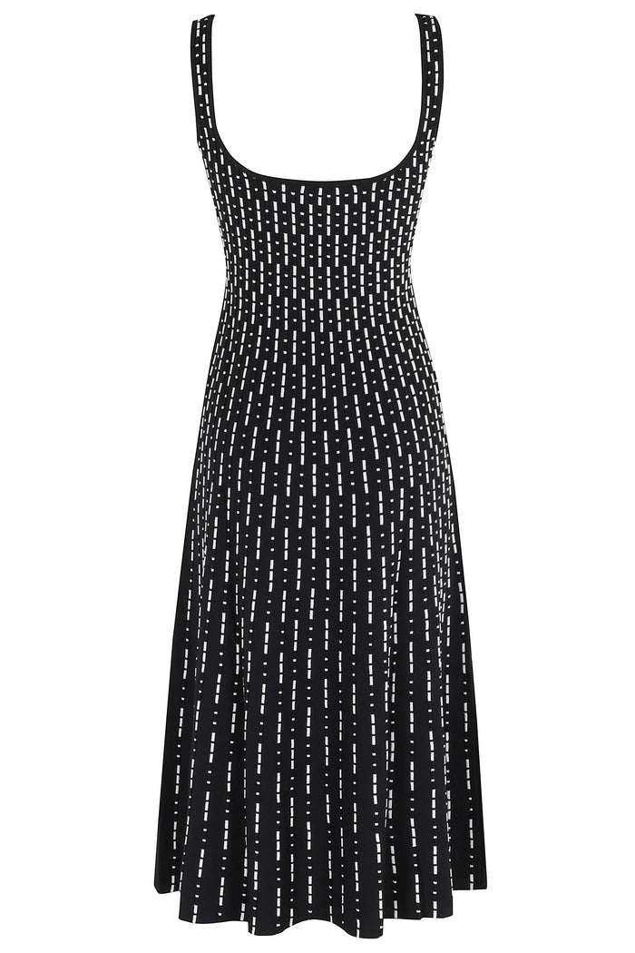 Ellison Dress Black Viscosa Abito