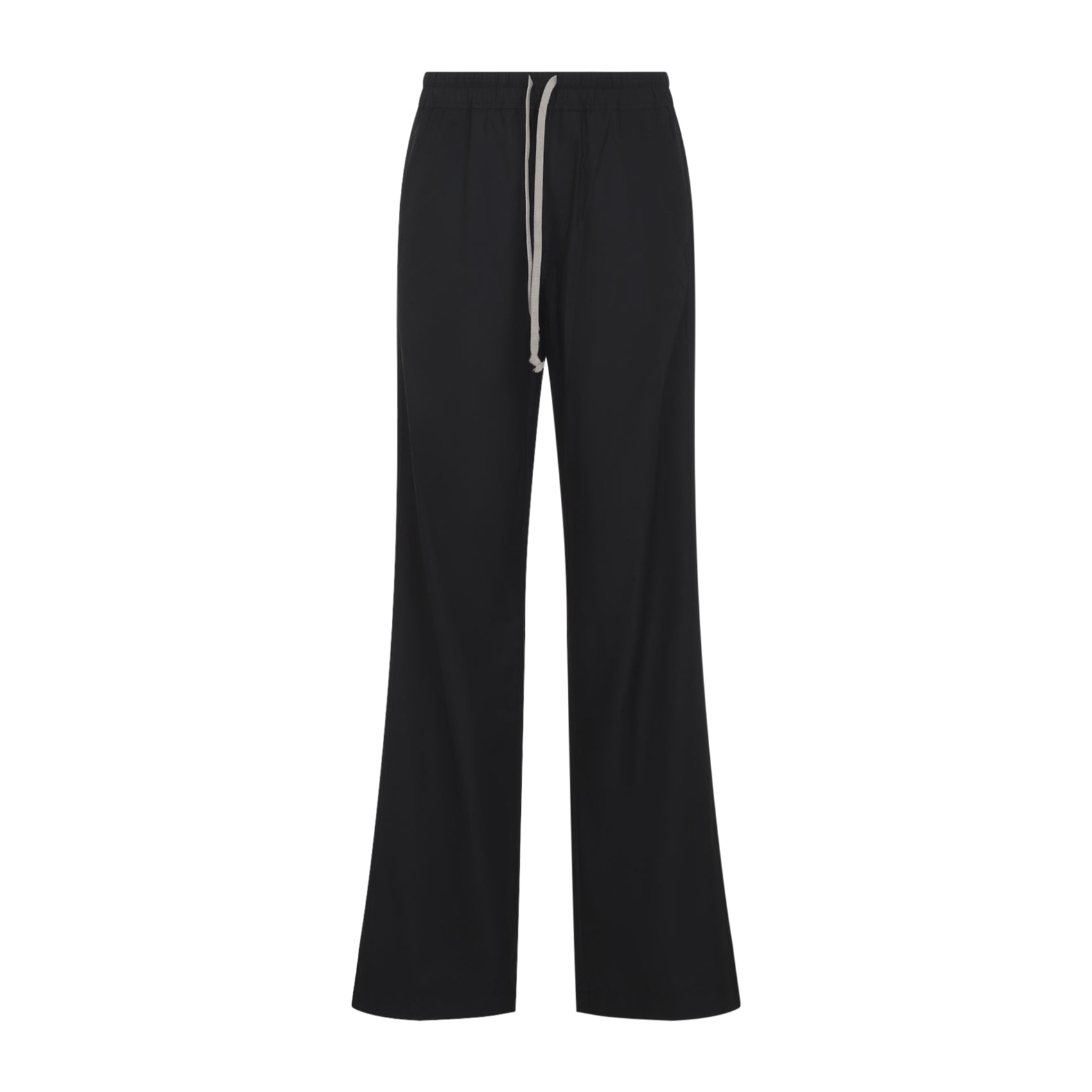 Drawstring Pants Black Polyester
