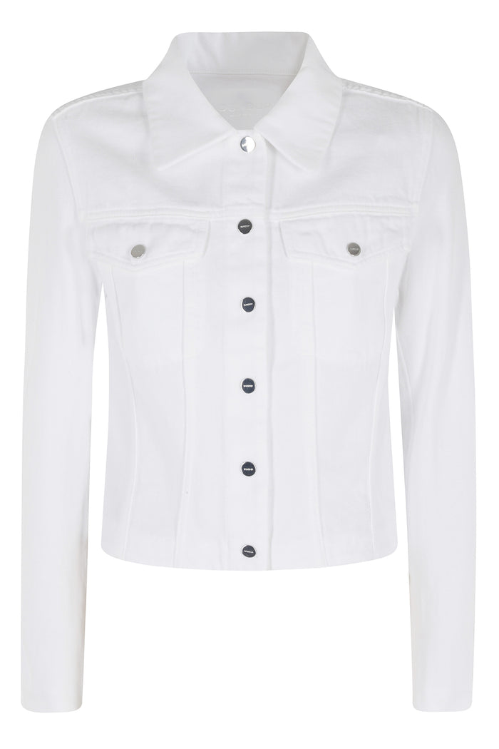 Giubbino Slim White Cotone Giubbotto