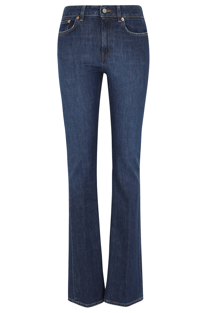 Jeans 5tasche Bootcut Newlola Blue Cotone Lyocell Elastan
