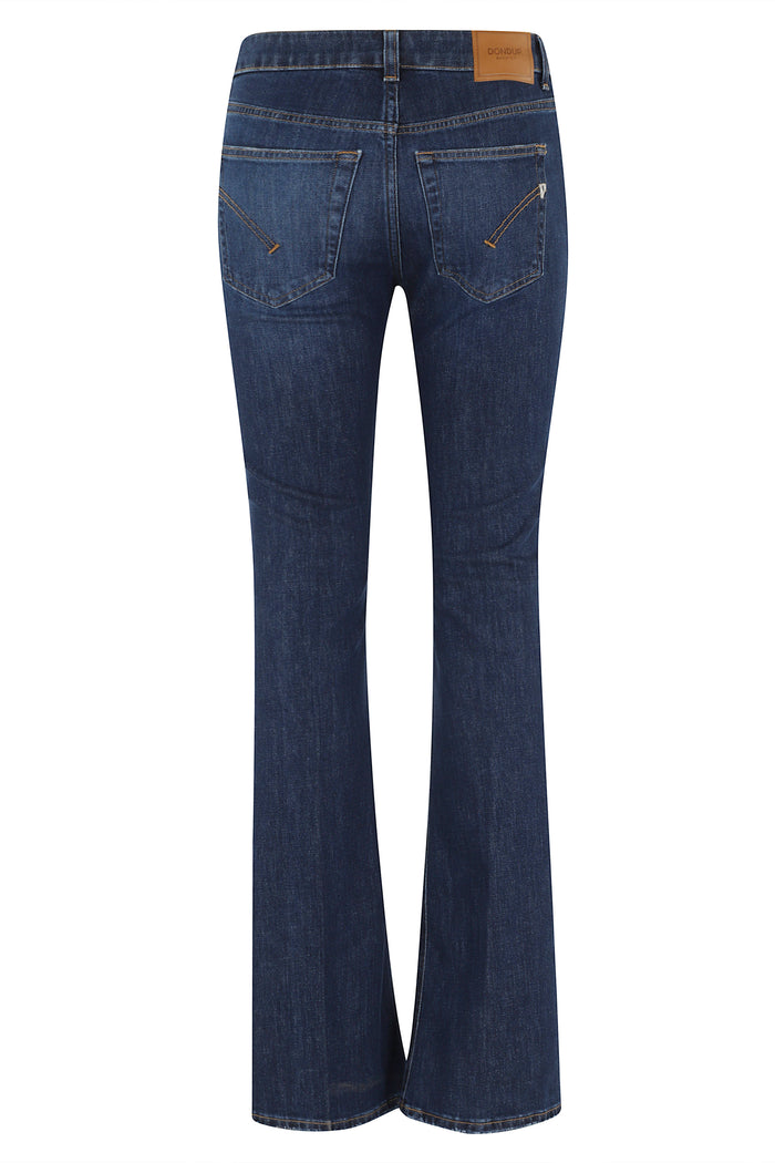 Jeans 5tasche Bootcut Newlola Blue Cotone Lyocell Elastan
