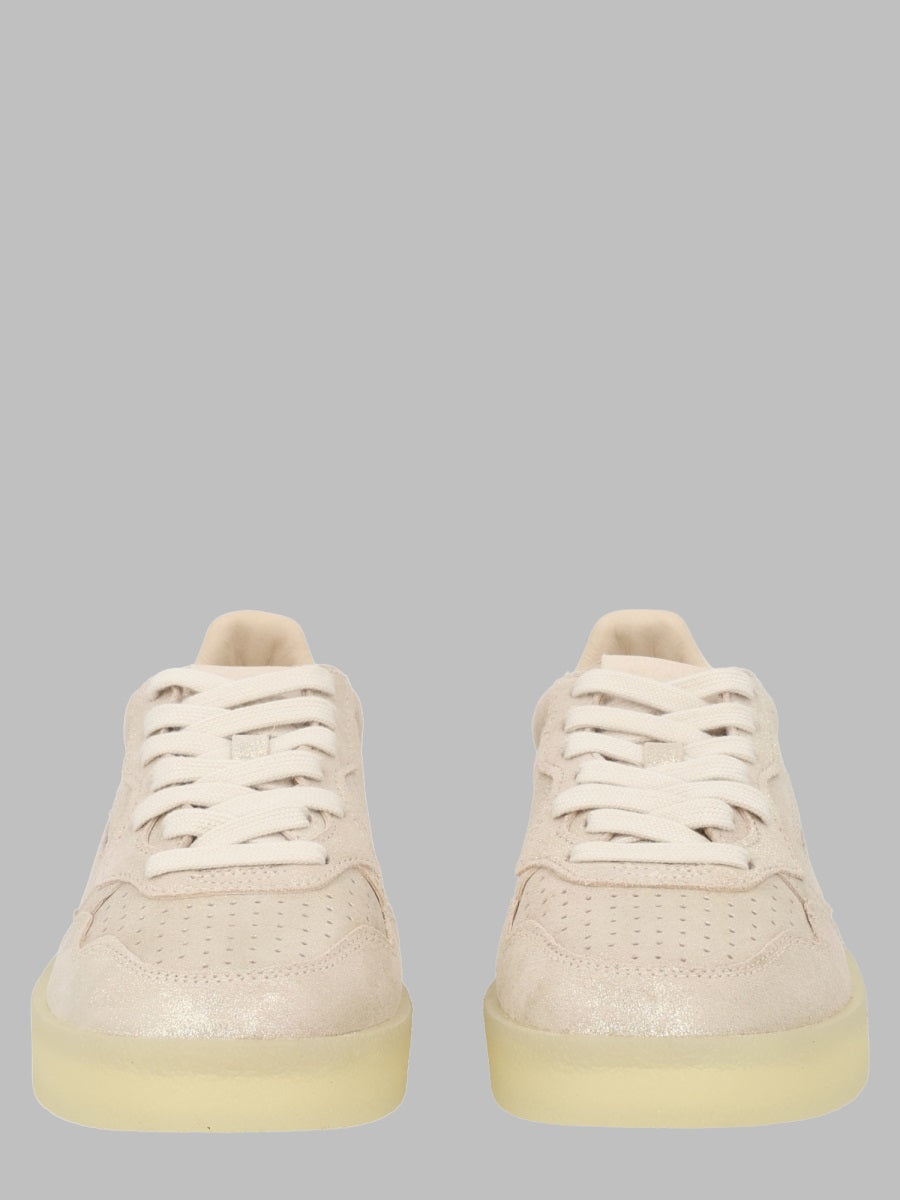 Sneakers Medalist Low Beige Leather Laminated Suede Cow