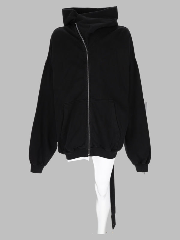 Mountain Sweatshirt Black Cotton Sweater