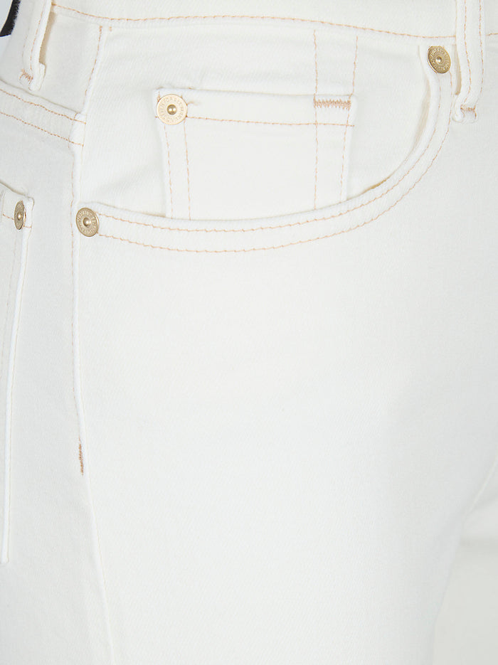 Modern Dojo Tailorless White Jean