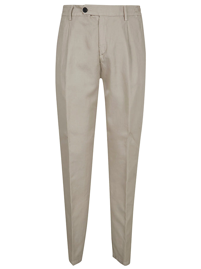 Pantalone Nude & Neutrals Cotton Linen Pantaloni