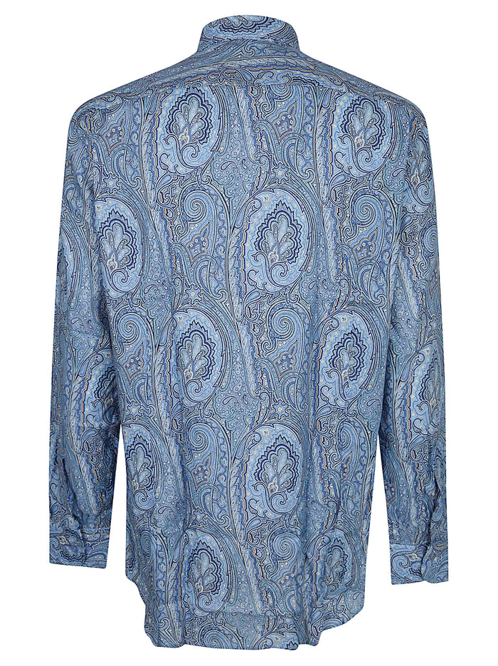 Roma 8 P.c. Shirt Blue Cotone Camicia