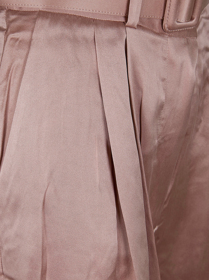 Silk Tuck Pant Nude & Neutrals Pantaloni